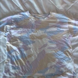 Camo Hollister crop top